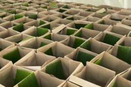 Penyajian buka di Masjid Almarkaz utamakan ramah lingkungan