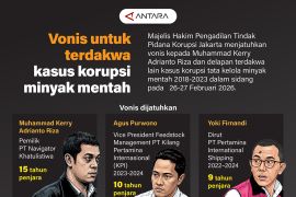 Vonis untuk terdakwa kasus korupsi minyak mentah