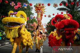 Begini meriahnya Parade Imlek Nusantara di Jakarta
