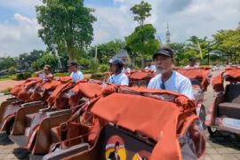 400 tukang becak Madiun terima becak listrik, setengahnya untuk wisata