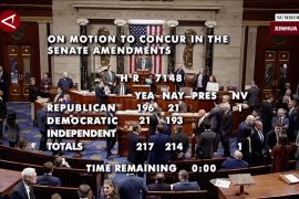 DPR AS sahkan anggaran lembaga, shutdown parsial resmi berakhir