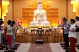 Imlek 2026, umat buddha Banda Aceh doakan korban bencana