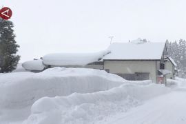 Penampakan salju tebal di Jepang, pasutri lansia ditemui tak bernyawa