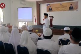 291 Calon jemaah haji Pangkalpinang ikuti manasik haji