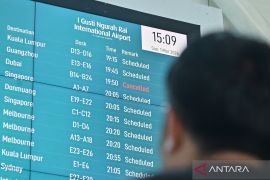 Dampak penutupan ruang udara,  lima penerbangan dari Bali dibatalkan