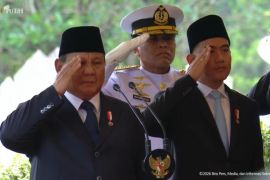 Presiden Prabowo pimpin upacara pemakaman Try Sutrisno di TMP Kalibata