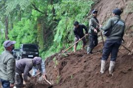 BPBD Malang tangani tanah longsor di jalur akses ke Bromo