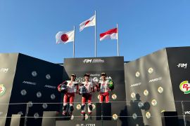 Pebalap muda Astra Honda tampil kencang di laga pembuka Moto4 Asia Cup Buriram