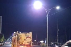 Pemkab Dharmasraya pasang 700 titik untuk penerangan jalan umum
