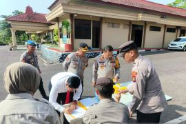 PJU hingga Perwira Polres Bangka Selatan tes urine secara mendadak
