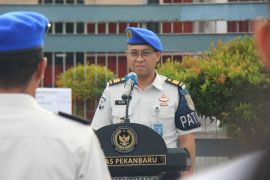 Pimpin Apel Pagi, Kasi Kamtib Lapas Pekanbaru Tekankan Disiplin dan Kesiapsiagaan Jelang Bulan Ramadhan