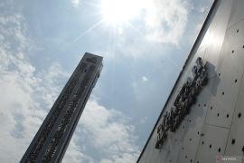 Masjid berarsitektur modern futuristik di Tulungagung