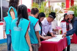 PMI Makassar dan BNNP Sulsel kampanyekan bahaya narkoba