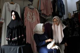 Produksi busana muslim ekspor di Malang