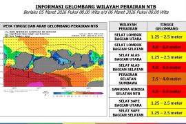 NTB Siaga! Dua bibit siklon tropis picu gelombang 6 meter