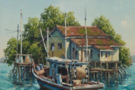 Seniman Nor Jayadi pamerkan karya lukisan Ketam\'s Vibes di Malaysia