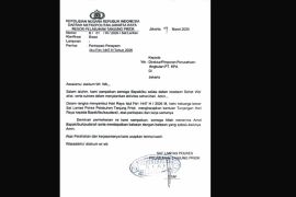 Polda menyelidiki surat minta THR mengatasnamakan Polres Tanjung Priok