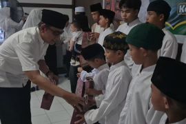 Buka puasa bersama, Polresta Pangkalpinang santuni anak yatim dari dua panti asuhan