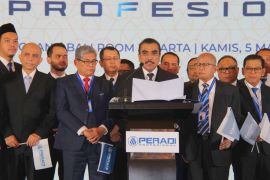 Harris Arthur mendeklarasikan Peradi Profesional jawab tantangan advokat