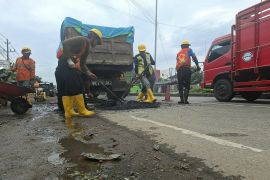 BPJN tutup 5.721 titik lubang di ruas jalan Lampung jelang Lebaran