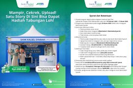 Booth Bank Kalsel Syariah tawarkan hadiah tabungan total Rp3 juta