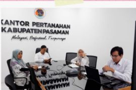 Kantor Pertanahan Pasaman rapatkan hasil pembuatan foto tegak menggunakan PUNA pada kegiatan PTSL 2026