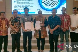 Bupati Bangka: Perlindungan ketenagakerjaan berikan rasa aman