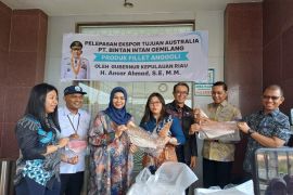 Tembus pasar Australia, Kepri ekspor 800 Kg ikan kakap dari Bandara RHF