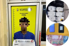 Polres Dumai ungkap 10 kilogram sabu-sabu, Pria asal Jawa Tengah diamankan