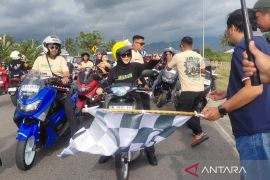 Wagub Gorontalo ajak komunitas motor kampanye tertib lalu lintas