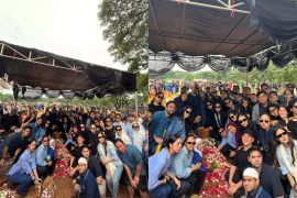 Makna warna biru yang menghiasi pemakaman Vidi Aldiano