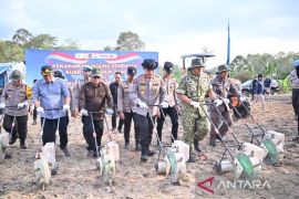 Polda Jambi gelar tanam jagung raya serentak kuartal I Tahun 2026