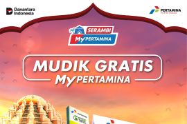 Pertamina Sulawesi gelar mudik gratis MyPertamina bagi masyarakat