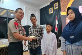 Polres Agam gelar buka bersama-santuni anak yatim
