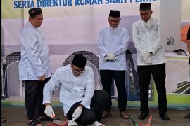 Bupati Tabalong lakukan peletakan batu pertama Masjid Al Afiyah RS Pertamina Tanjung