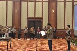 Purbaya lantik 44 pejabat eselon II Kementerian Keuangan