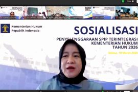 Kemenkum Sulbar: Penerapan SPIP penting untuk tata kelola pemerintahan