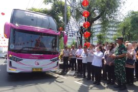 Semarang kirim tujuh bus untuk mudik gratis