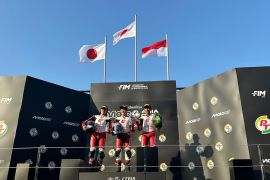Pebalap muda Astra Honda tampil kencang di laga pembuka Moto4 Asia Cup Buriram