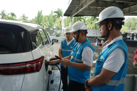 PLN Lampung sediakan 67 SPKLU di 40 lokasi jalur mudik Lebaran 2026