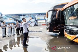Dirlantas Polda Kalsel: Hasil ramp check bus layak angkut pemudik