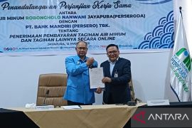 PT Air Minum Jayapura gandeng Bank Mandiri permudah pembayaran tagihan