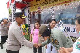 Kapolres Simalungun cek 6 Pos Operasi Ketupat Toba 2026