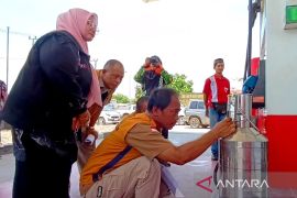 DKUKMPP Kotim sidak SPBU untuk jamin keamanan BBM jelang arus mudik