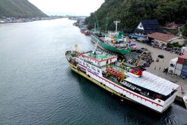 KM Sabuk Nusantara 59 angkut 281 pemudik dari Gorontalo ke Banggai