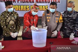 Polres Kapuas musnahkan barang bukti 167,16 gram sabu, terbanyak di Kecamatan Selat