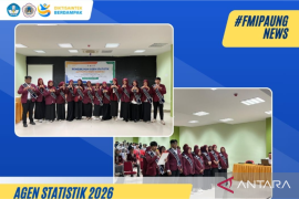 Sejumlah mahasiswa FMIPA UNG jadi agen statistik