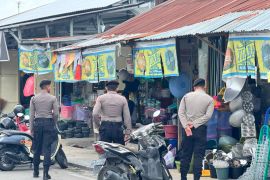 Satgas Polda-Sulteng tingkatkan pengamanan di titik keramaian