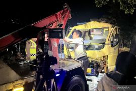 Kecelakaan beruntun terjadi di jalur mudik Garut, macet 3 km