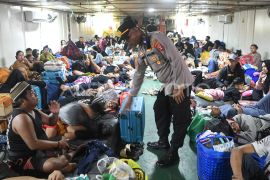 Arus mudik lebaran di Pelabuhan Samarinda